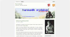 Desktop Screenshot of faludiadam.hu